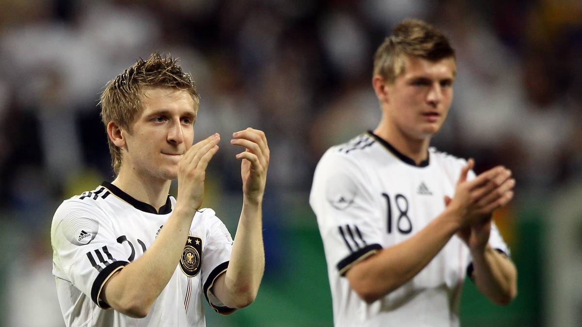 MARKO MARIN: Auch das einstige große Talent durfte 2010 nach einer starken Saison für Werder Bremen WM-Luft schnuppern. Vor Südafrika war Marin bereits neun Mal für Deutschland aufgelaufen, bei der WM folgten zwei Einsätze in den ersten beiden Spielen