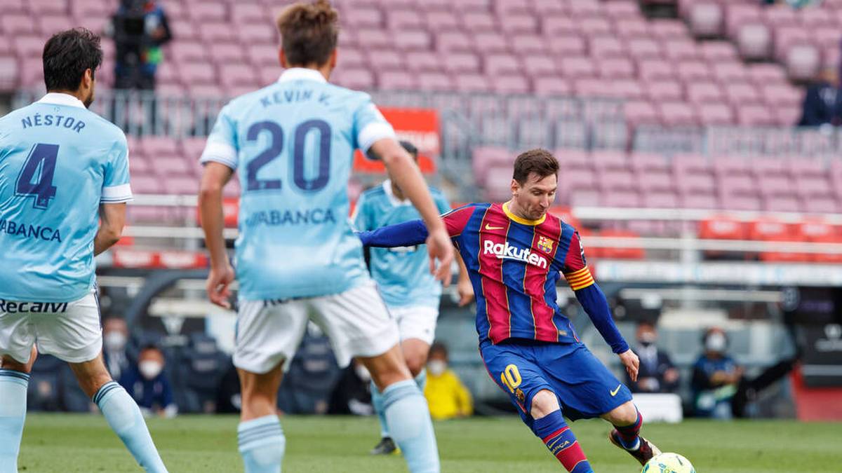 Raus mit dem FC Barcelona im Titelkampf: Lionel Messi