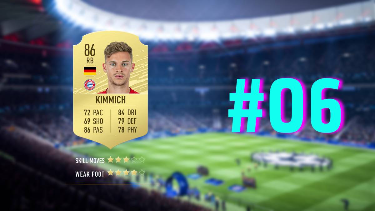 PLATZ 6: Joshua Kimmich (FC Bayern München) - 86