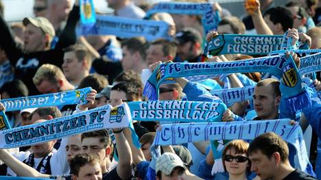 Die Fans des Chemnitzer FC unterstützen ihren Verein finanziell