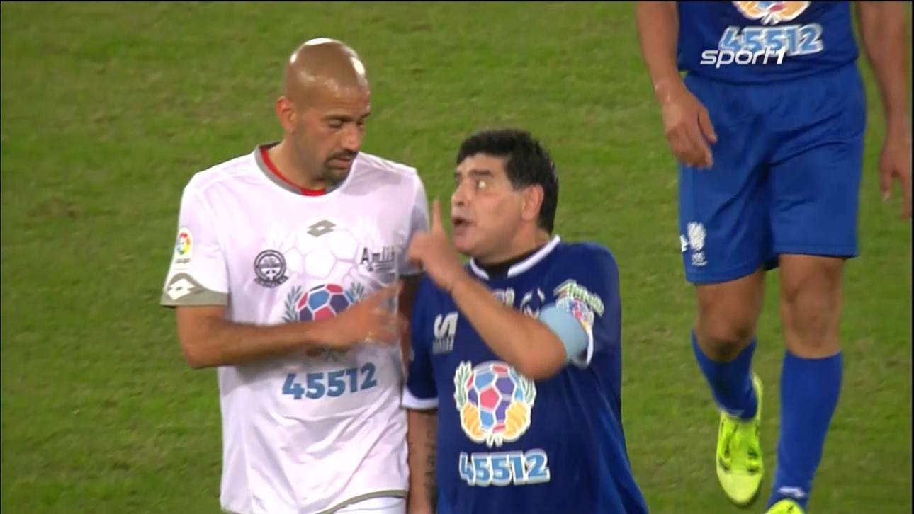 Eklat um Maradona bei Benefizspiel