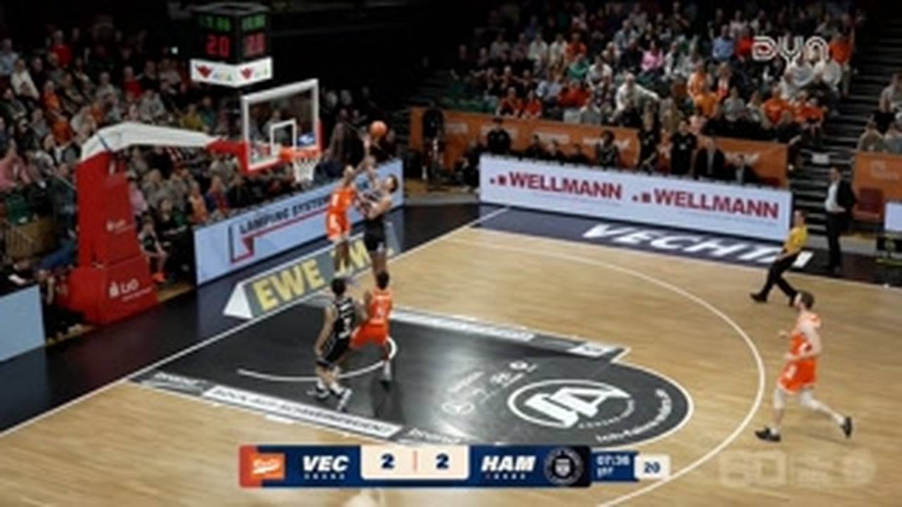 RASTA Vechta - Veolia Towers Hamburg | BBL-Highlights im Video