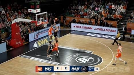 Spiel Highlights zu RASTA Vechta - Veolia Towers Hamburg