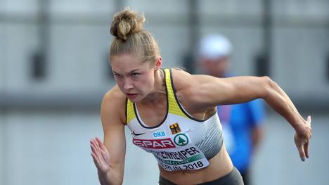 Gina Lückenkemper lief im Finale unter elf Sekunden