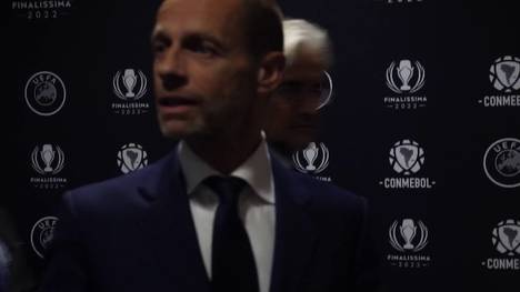 Nach Argentiniens 3:0-Sieg gegen Italien in der ersten Finalissima war UEFA-Präsident Alexander Čeferin guten Mutes, bis er zu den Geschehnissen beim Champions-League-Finale befragt wurde.