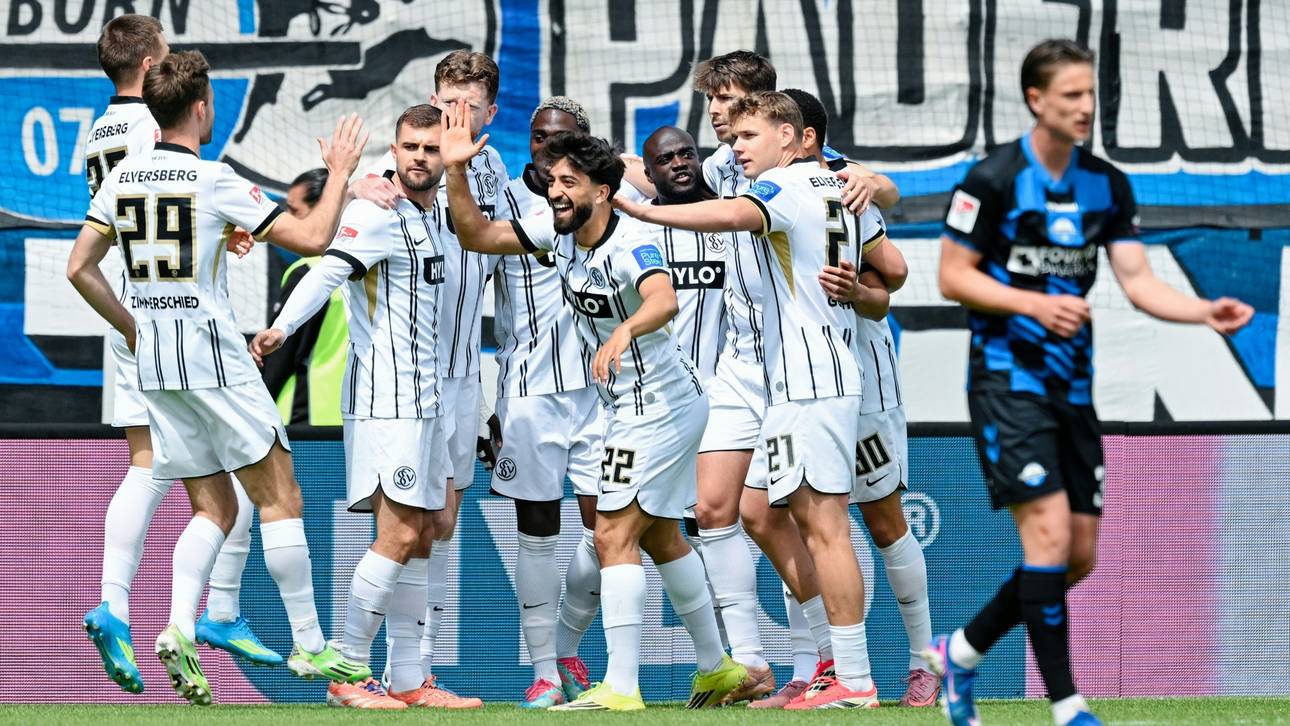 Elversberg überrollt Paderborn – und macht Schalke zum Meister