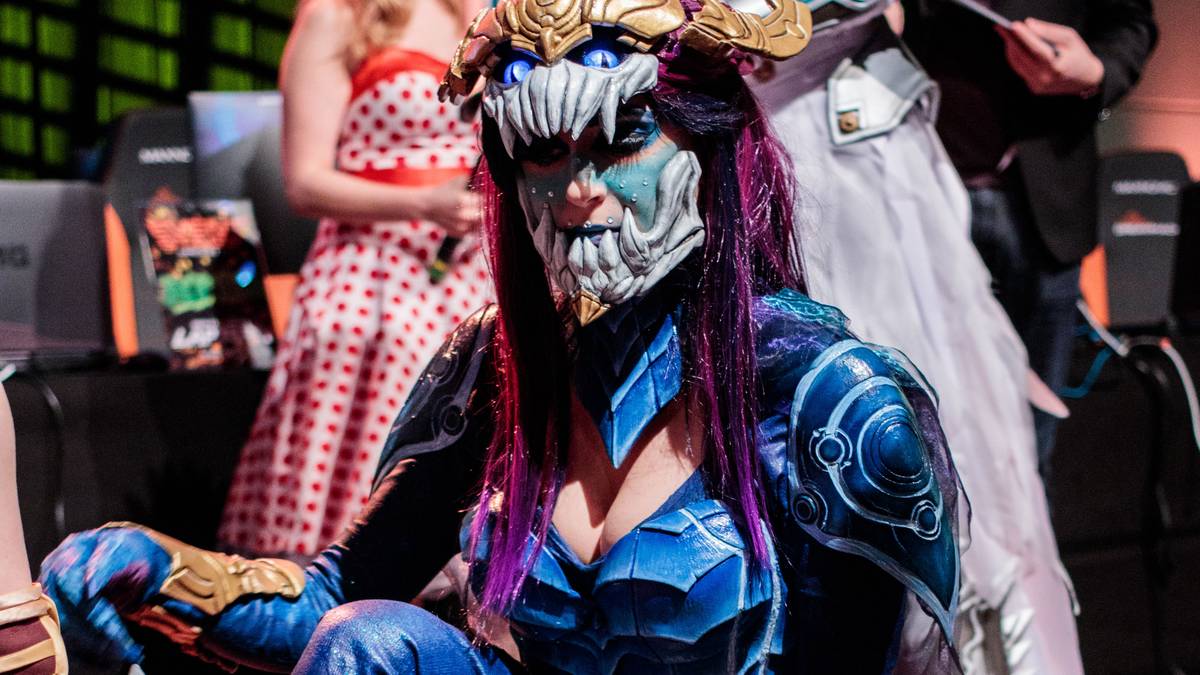 Die Cosplayer posierten natürlich...