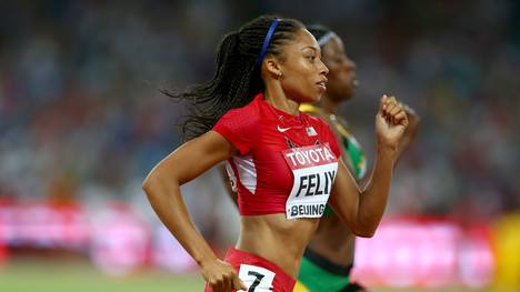 Allyson Felix lief die 400 m in Jahres-Weltbestzeit