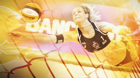 Das Meistertitel-Ziel vor Augen: Nach langen Trainingsmonaten freuen sich die Beachvolleyballerinnen Laura Ludwig und Margareta Kozuch auf die "Road to Timmendorfer Strand" - ab Samstag live auf SPORT1.