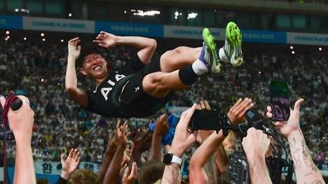 Ein würdiger Abschied für Heung-min Son, als Tottenham- und Newcastle-Spieler und Verantwortliche ihm nach seinem letzten Spiel für die Spurs Tribut zollten.