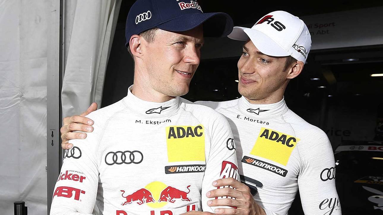 Mattias Ekström und Edoardo Mortara