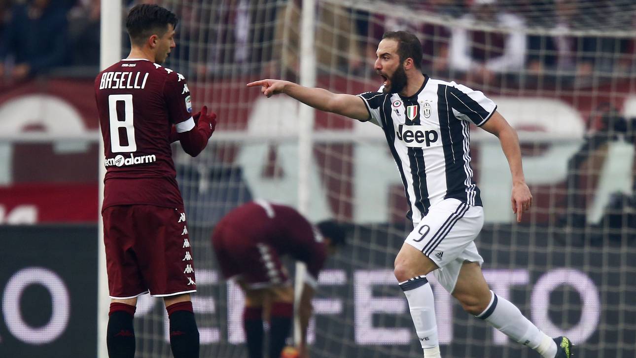 Higuain führt Juve zum Derbysieg