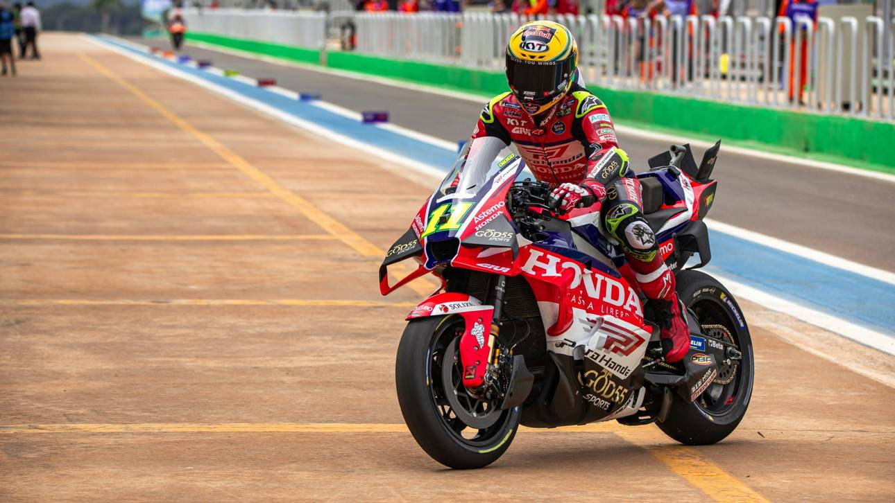 Loch in der Strecke! MotoGP unterbrochen