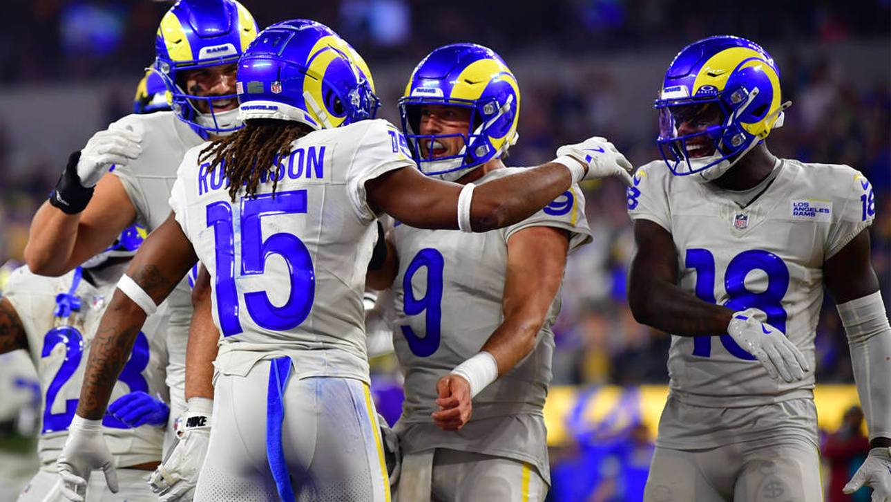 Star-Quarterback Matthew Stafford (9) besiegte mit den LA Rams die Minnesota Vikings