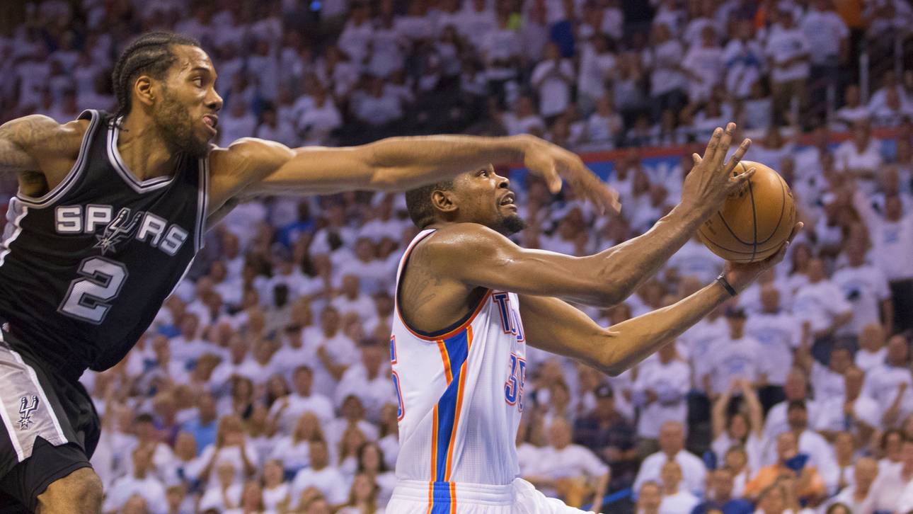 Feuerwerk von Durant, OKC gleicht aus