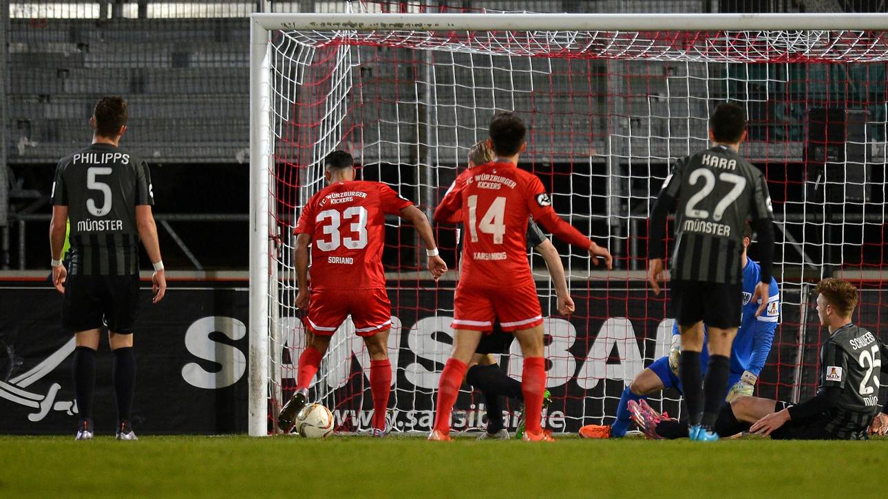 Münster verliert in Würzburg