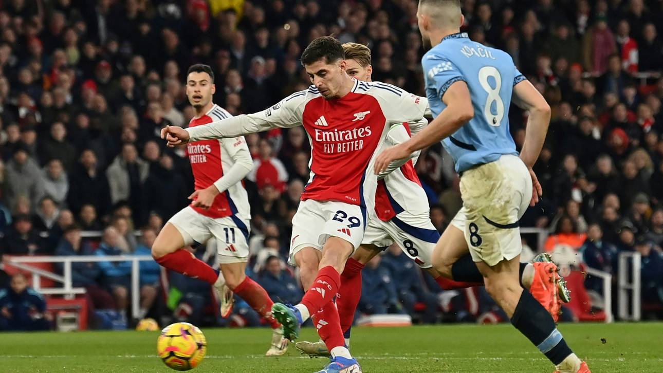 Arsenal zerlegt City – Havertz vergibt und trifft