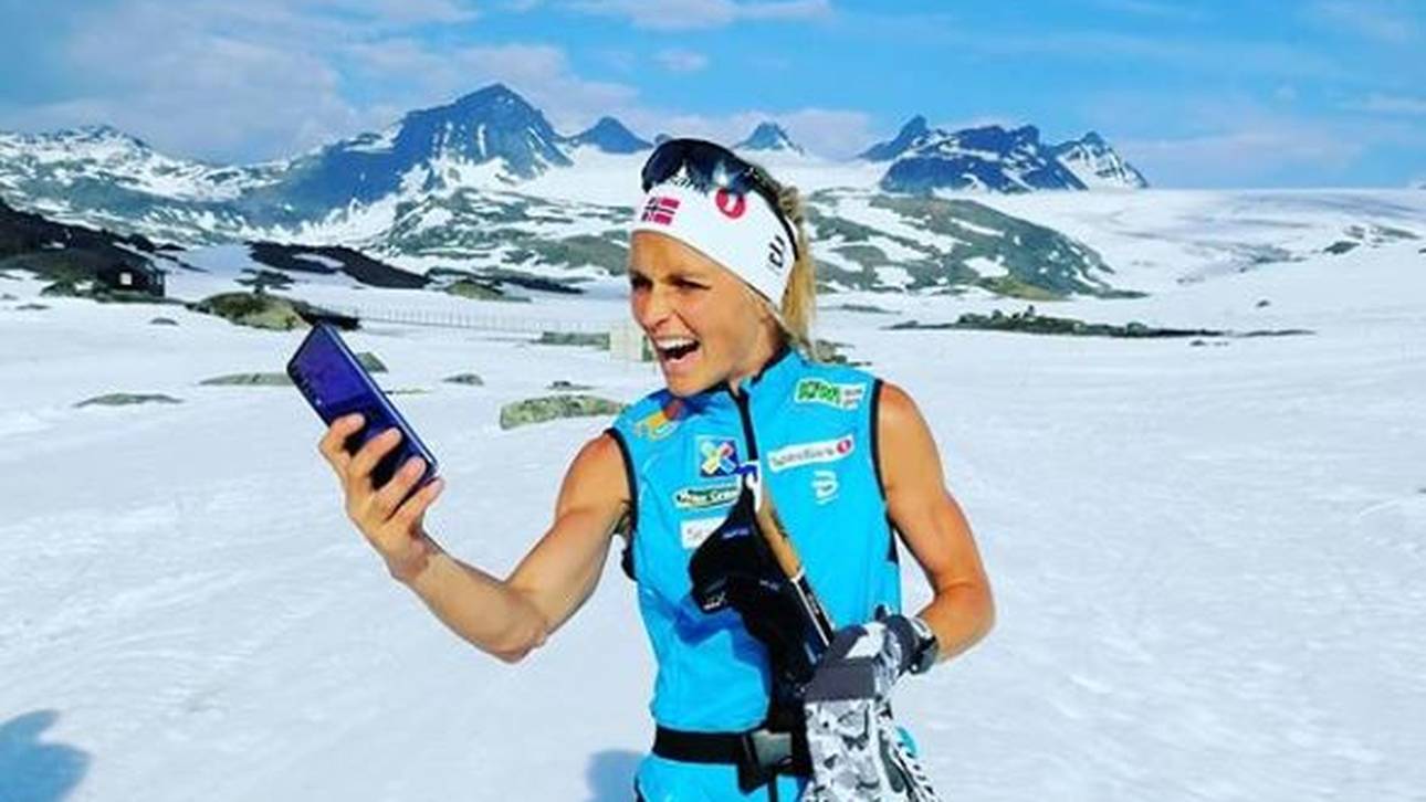 Langlauf- und Skisprung-Schönheiten