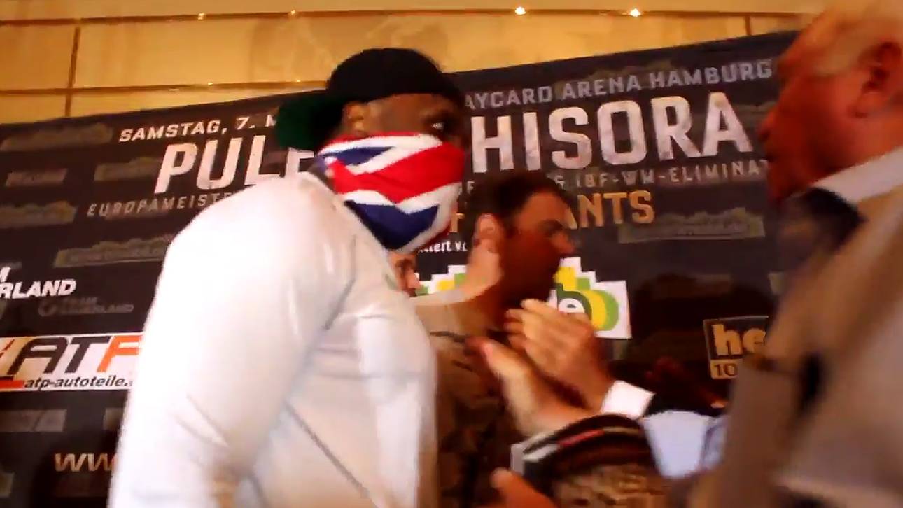 Chisora rastet nach Flaschenwurf aus