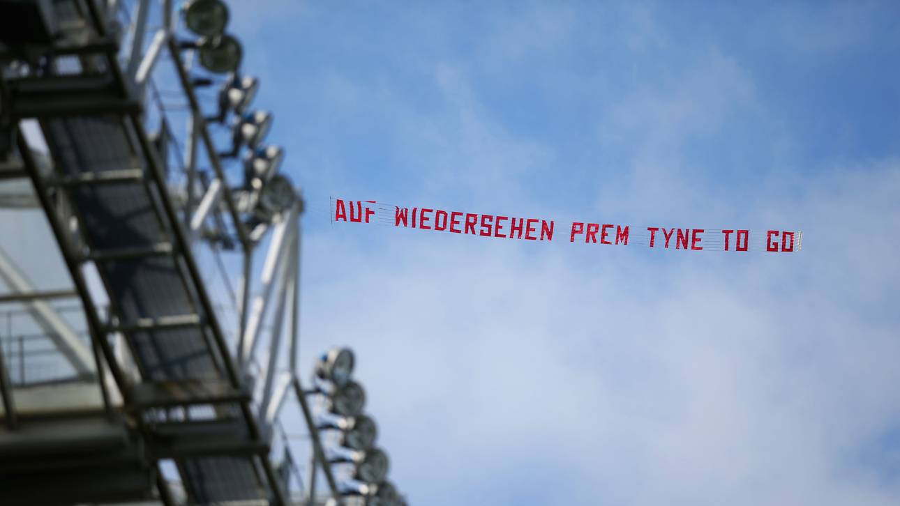 Newcastle auf Deutsch verhöhnt