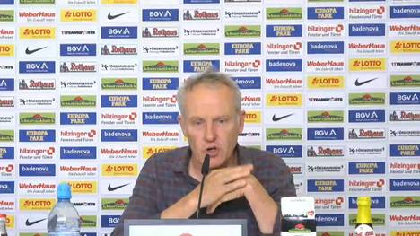 Der FC Bayern musste sich im DFB-Pokal Borussia Mönchengladbach geschlagen geben. Freiburgs Trainer Christian Streich erklärt, wie es zu der fatalen 0:5-Pleite kommen konnte.