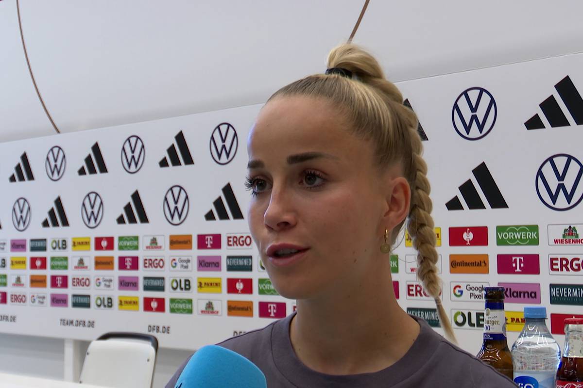 Der Start der Frauen-EM überlappt sich vom Terminkalender mit dem Endspurt der Klub-WM. DFB-Kapitänin Giulia Gwinn macht sich jedoch keine Sorgen, dass dadurch Fans schwinden.