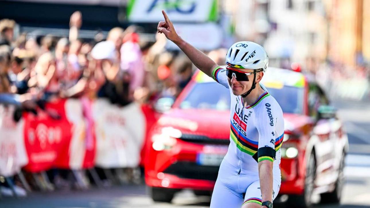 Emotionaler Moment um Pogacar