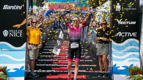 Daniela Ryf hat ihren WM-Titel auf der Ironman-Halbdistanz verteidigt