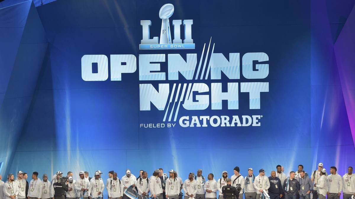 Am Abend stand dann die traditionelle "Opening Night" im Xcel Energy Center in St. Paul, Minnesota auf dem Programm