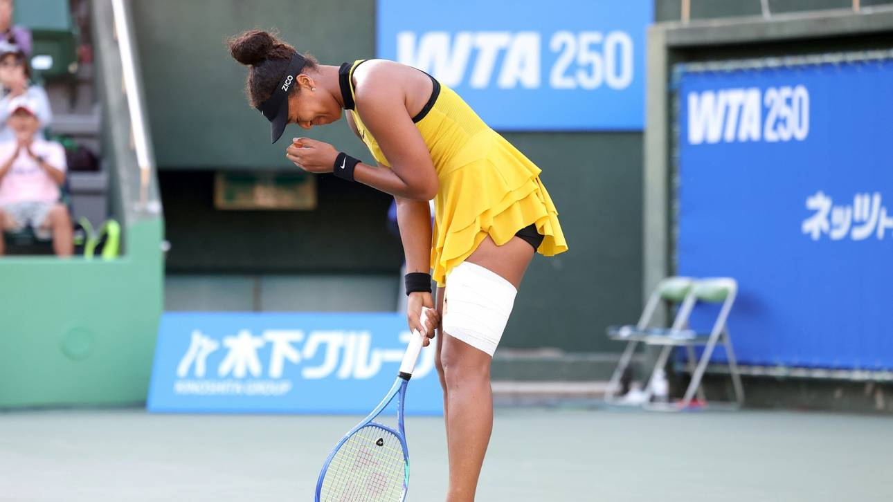 Verletzt: Tennis-Star Osaka muss in Osaka passen