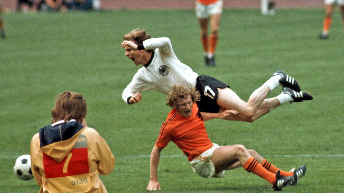 Bernd Hölzenbein im WM-Finale 1974