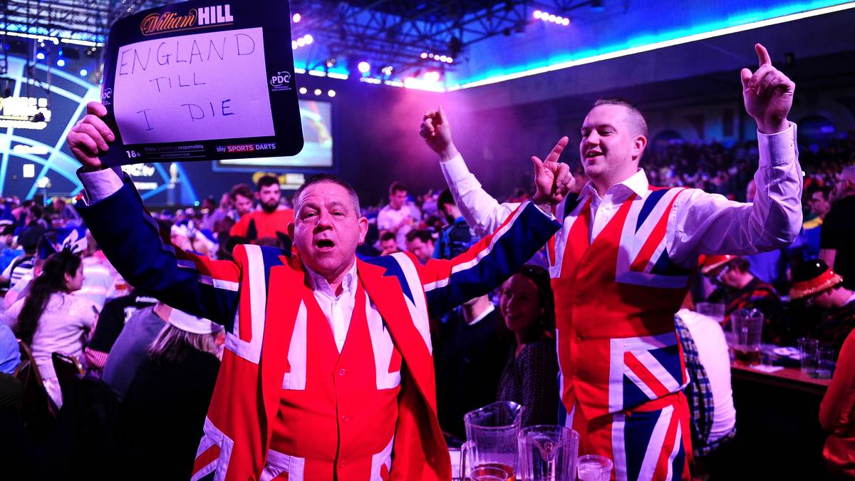 Die Stimmung im Ally Pally ist jedenfalls weltmeisterlich