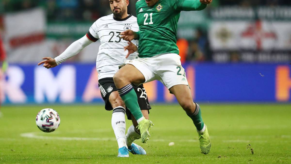 EMRE CAN (25): "Emre bringt eine Robustheit mit. Er spielt eine Rolle in unseren Planungen", sagte Löw. Gegen Argentinien spielte er super und bekam bei SPORT1 ein Sonderlob von Löw. In Estland flog er mit Rot vom Platz. Gegen Nordirland wieder kraftvoll in der Innenverteidigung, später auf der Sechs. Cans Vorteil: Er kann defensiv alles spielen. Can braucht aber Spielzeit, denn bei Juventus ist er nur Reservist