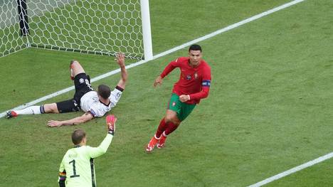 Cristiano Ronaldo erzielte gegen Deutschland Portugals frühe Führung 