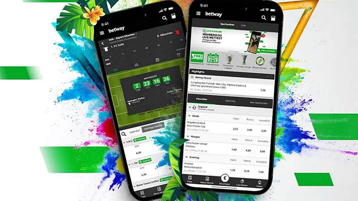 Die Betway Sportwetten App ist für Android und iOS verfügbar.