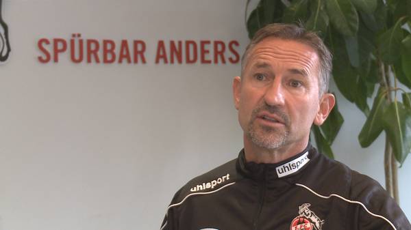 Trainer Achim Beierlorzer vom 1. FC Köln über Optimismus und Anthony Modeste
