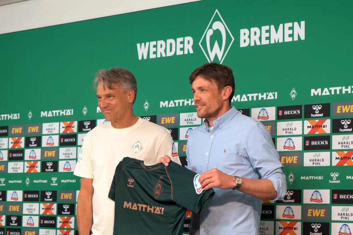 Horst Steffen wurde offiziell als neuer Trainer von Werder Bremen vorgestellt. Auf der Pressekonferenz spricht über seinen Fußball und die Entscheidung für Werder.