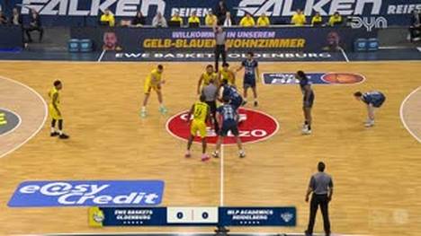 Spiel Highlights zu EWE Baskets Oldenburg - MLP Academics Heidelberg 