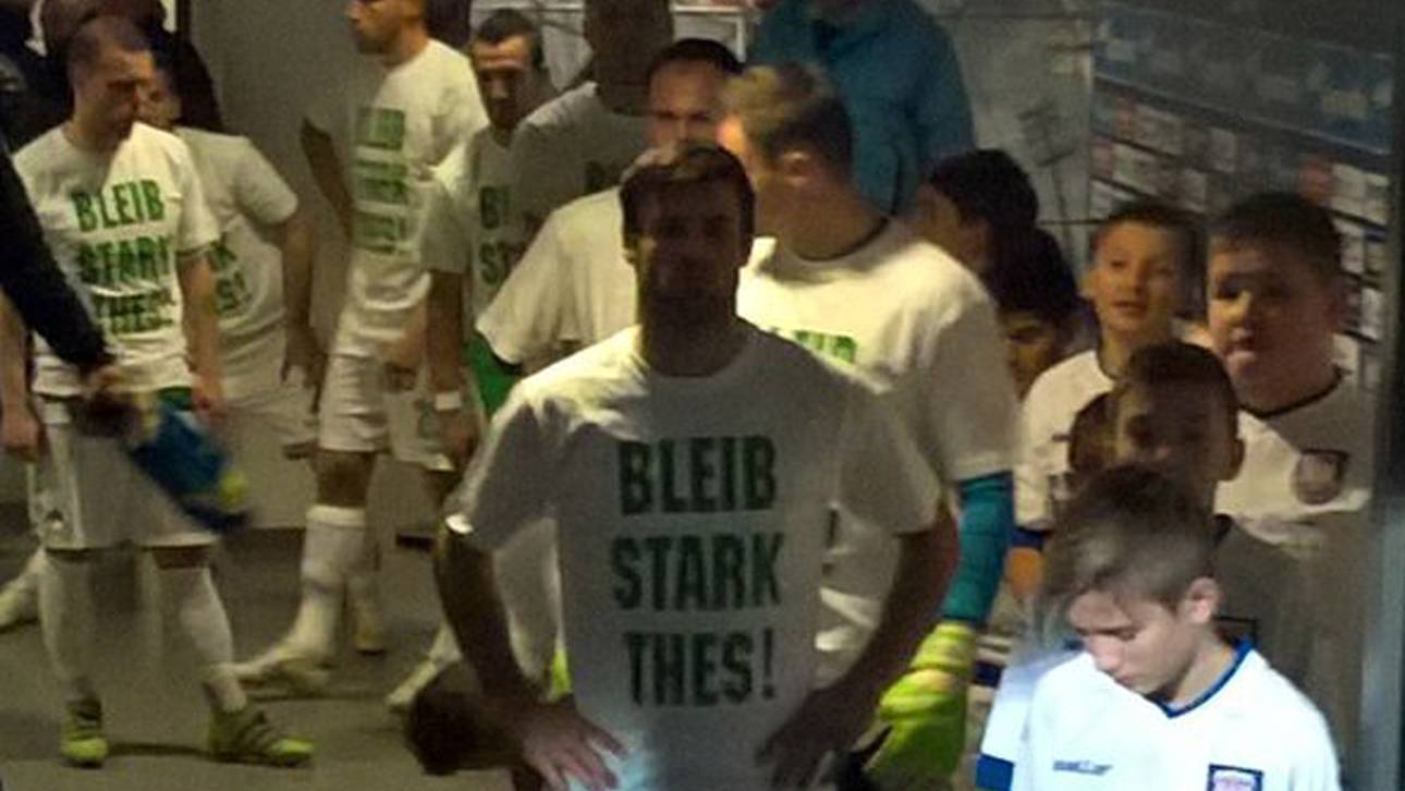 Fürther fühlen mit erkranktem Thesker