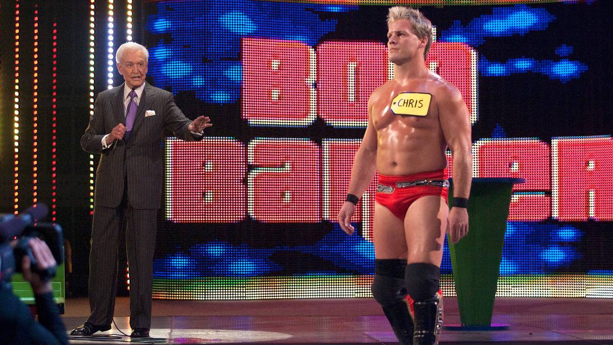 7. SEPTEMBER 2009 - Showmaster-Legende Bob Barker ist Gastmoderator bei RAW und veranstaltet eine WWE-Variante seiner Sendung "The Price is right" (Der Preis ist heiß). Sein Kandidat Chris Jericho ist "not amused"