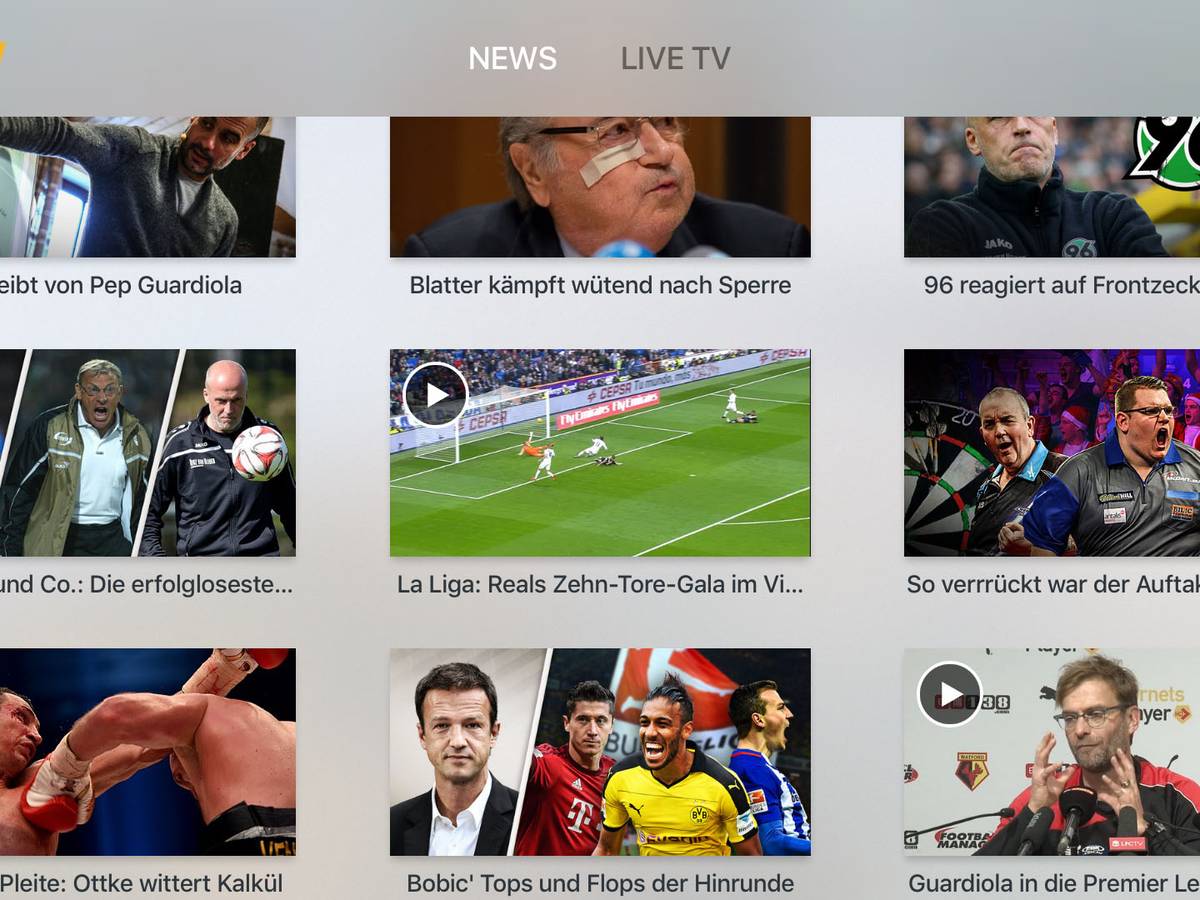 SPORT1 ist beim neuen Apple TV mit seiner App integriert