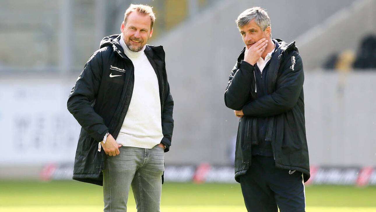 Zwei, die gut miteinander können: Hansas Sportdirektor Martin Pieckenhagen (l.) und Trainer Jens Härtel