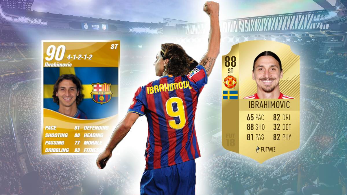 Zlatan Ibrahimovic gehört zu den bekanntesten Spielern der Welt. Seine große Klappe ist ebenso berühmt wie seine Torgefahr. Nun wechselt der Schwede in die nordamerikanische MLS zu LA Galaxy. Ein guter Anlass, einen Blick auf Ibras FIFA-Historie zu werfen