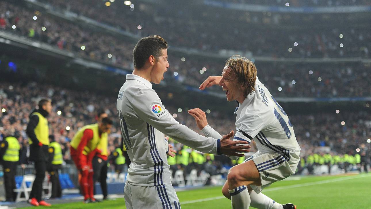 Dank James: Real im Pokal auf Kurs