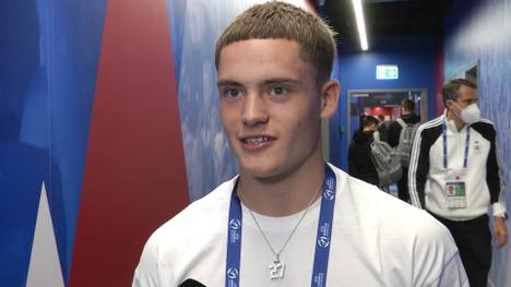 Florian Wirtz schießt die U21 mit einem Doppelpack gegen die Niederlande ins Finale. Schon nach 29 Sekunden trifft er für Deutschland und konnte es selbst kaum fassen.