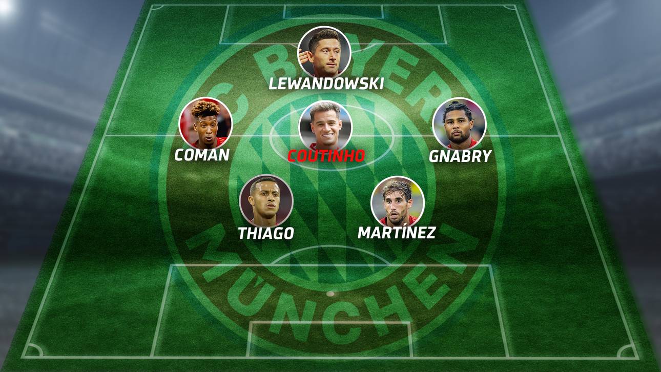Philippe Coutinho als Spielmacher: So könnte Bayerns Offensive im 4-2-3-1 aussehen