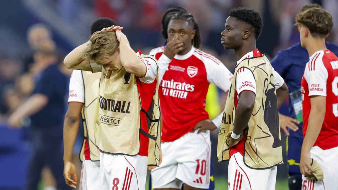 Enttäuschte Gunners mussten sich im CL-Finale PSG geschlagen geben