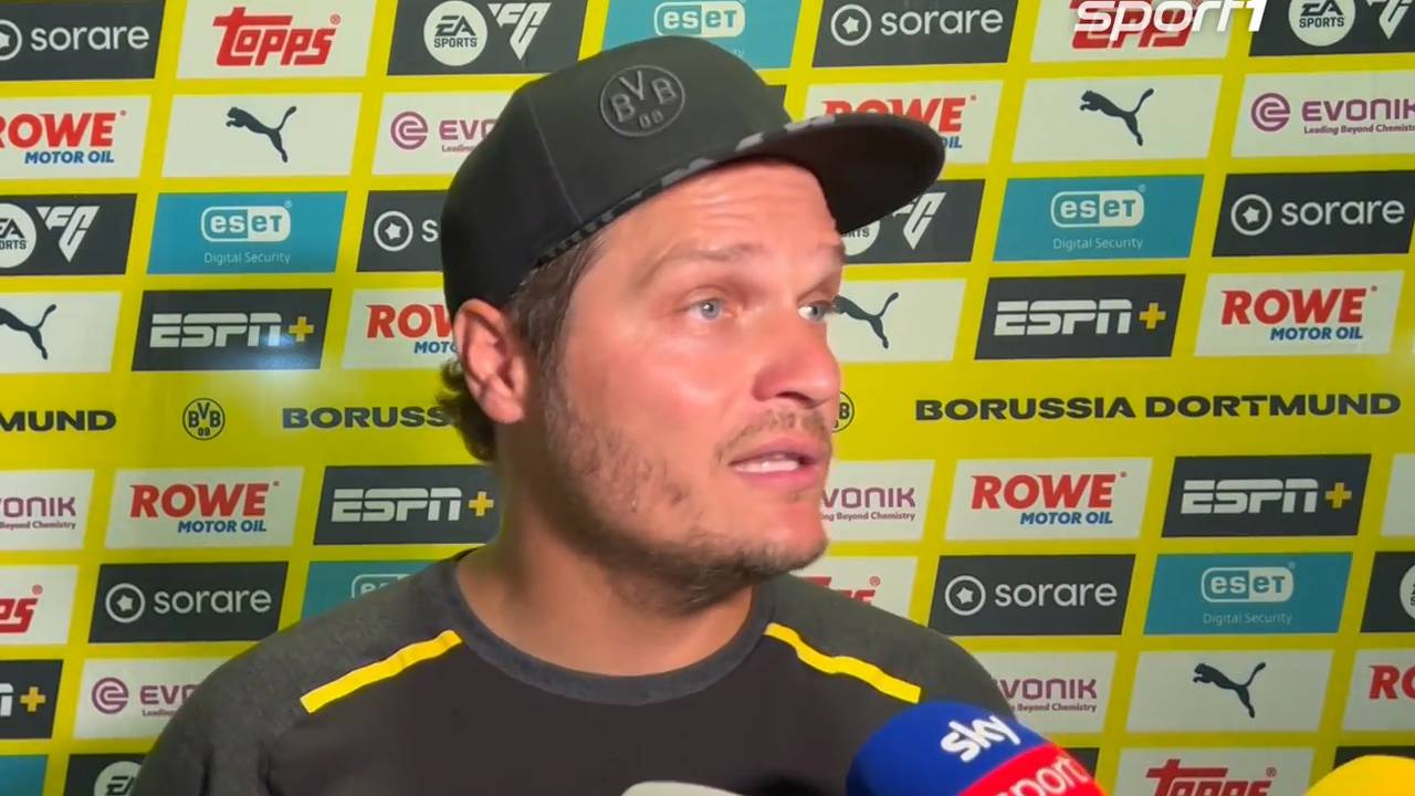 Edin Terzic zeigt sich wohlgesonnen nach ersten Bensebaini-Spielen im BVB-Dress