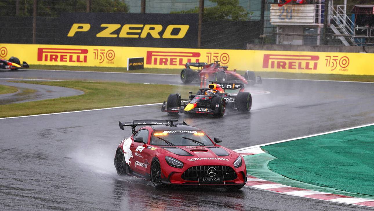 F1: Rennen in Japan unterbrochen