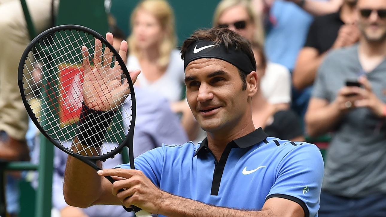 Halle: Hadernder Federer im Finale